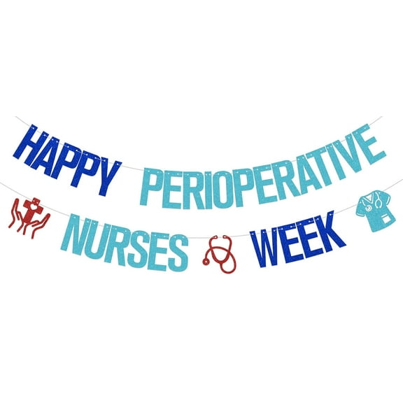 Happy Perioperative Nurses Week Banner Perioperative Nurses Appreciation Party Decorations