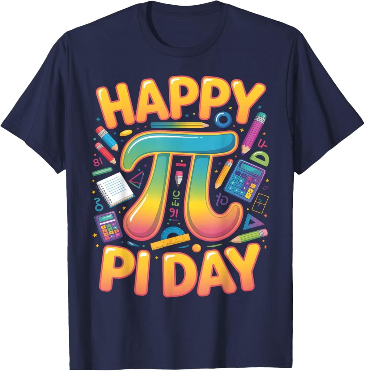 Happy Pi Day Math Teachers Student Professor Pi Unisex T-Shirt ...