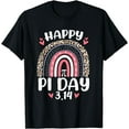 thumbnail image 1 of Happy Pi Day Mathematics Math Teacher Cute Leopard Rainbow T-Shirt, 1 of 4