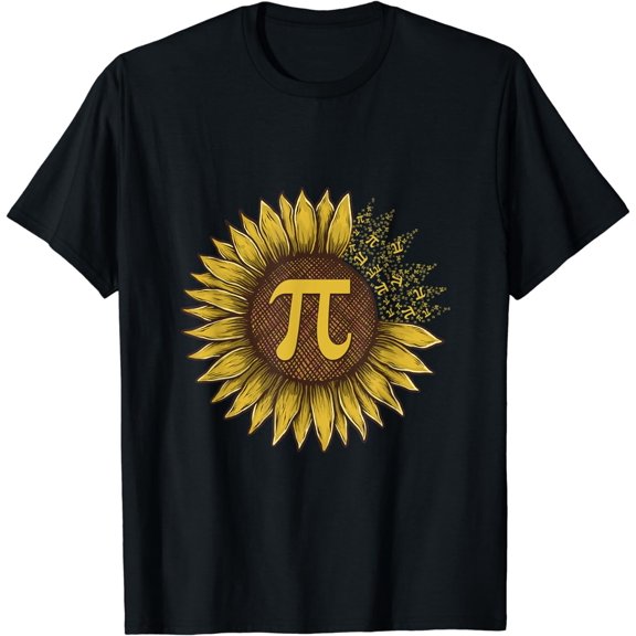 Happy Pi Day Sunflower Lovers Pi Day Number Symbol - Math T-Shirt
