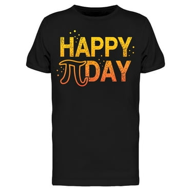 Happy Pi Symbol Day T-Shirt Men -Image by Shutterstock, Male Medium