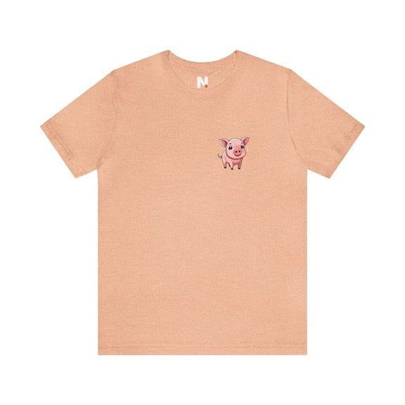 Happy Pig Badge Short Sleeve Tee