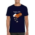 thumbnail image 1 of Happy Pills Hippo Funny Animal Cute Prescription Drug Humor T-Shirt, for men & women, up to size 5XL, 1 of 3