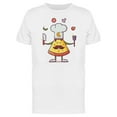 thumbnail image 1 of Happy Pizza Chef Cooking T-Shirt Men -Image by Shutterstock, Male x-Large, 1 of 2