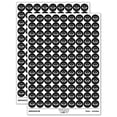 thumbnail image 1 of Happy Planet Space Doodle 200+ Round Stickers - Black - Matte Finish - 0.50" Size, 1 of 3