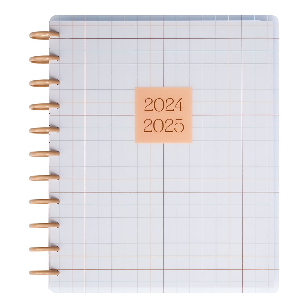 Happy Planner 12 Month Academic Planner, July 2024 June 2025, Teacher Layout, Soft + Modern