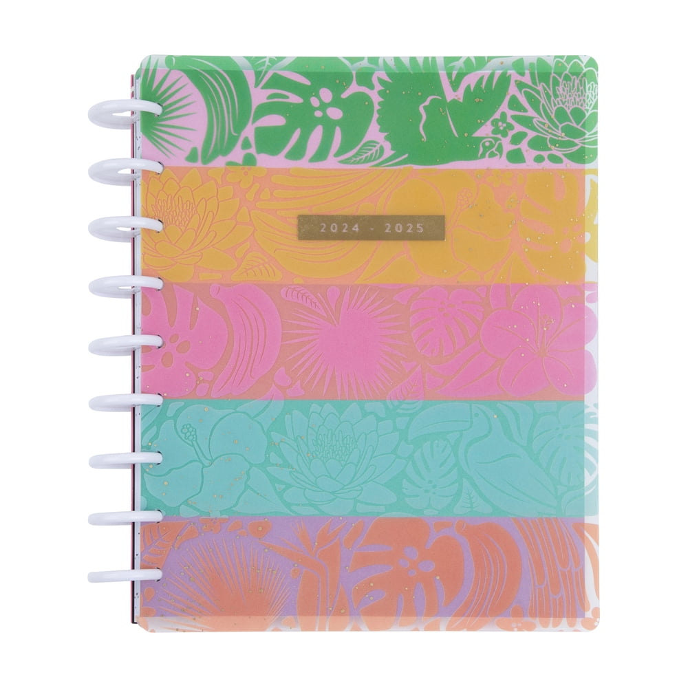  happy planner 12 month july 2024 june 2025 dashboard layout bold