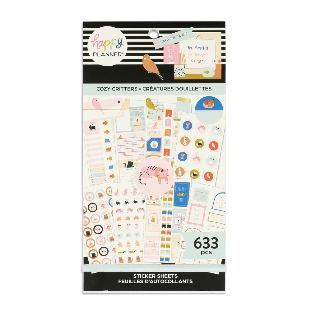 Coofit Journal Stickers Cartoon DIY Cute Planner Stickers Kawaii Scrapbook  Stickers for Women Girls