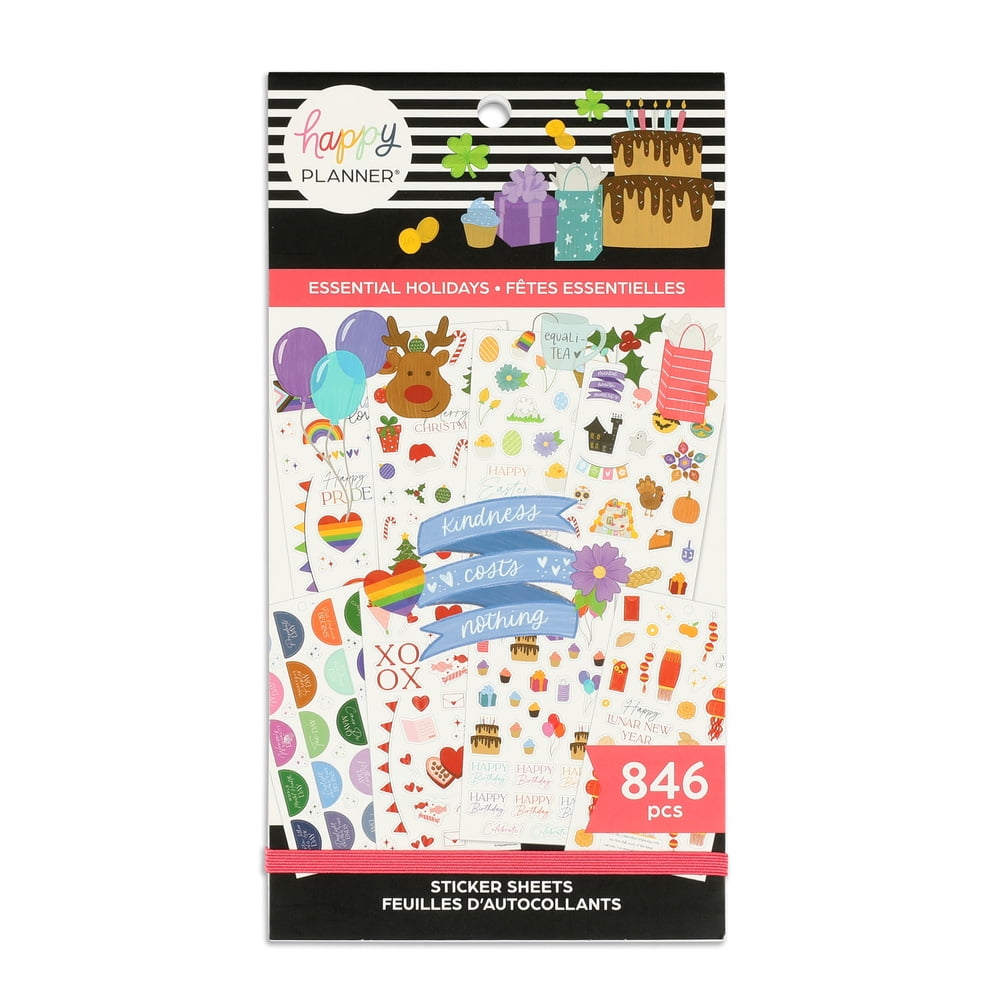 Best Happy Holiday Seasonal Planner Stickers Pack + BONUS 8 Decal