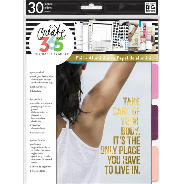 Happy Planner 4Month Undated Big Planner Extension PackFitness