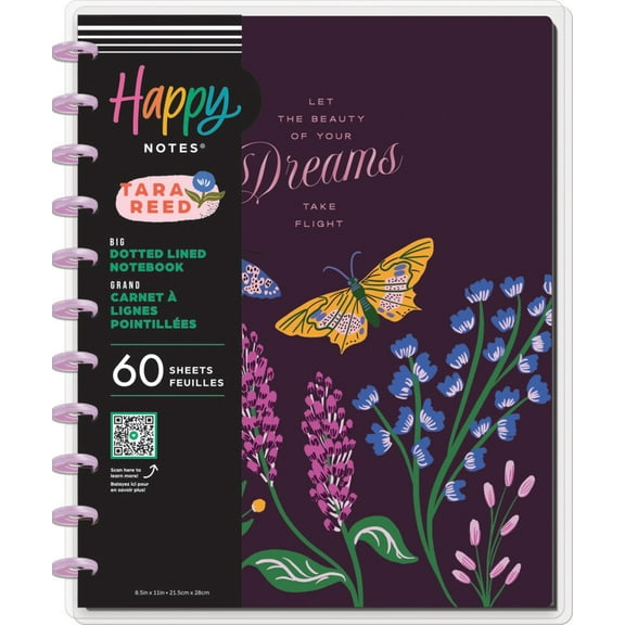 Happy Planner Big Disc Bound Notebook-Butterfly Botanics