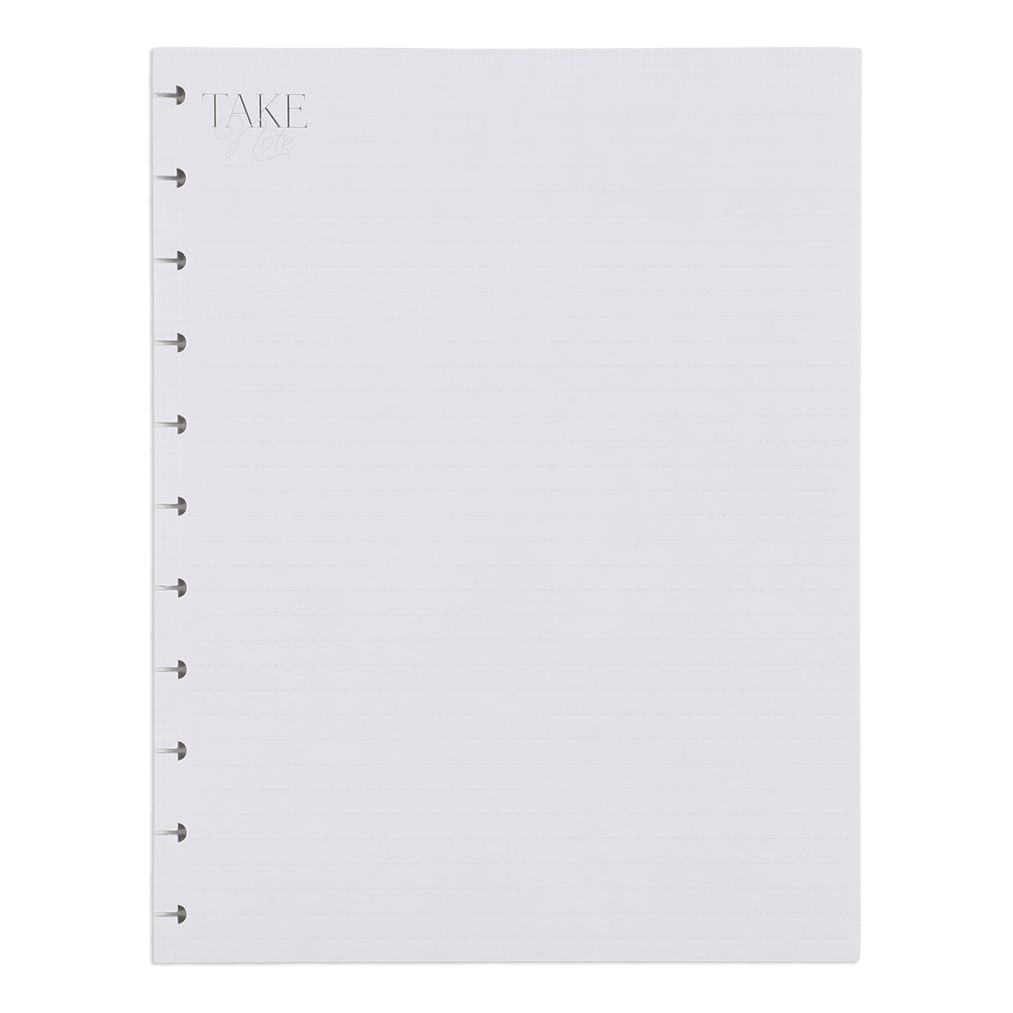 Happy Planner Big Filler Paper, 40 Sheets, 9 x 13, Neutral Teacher