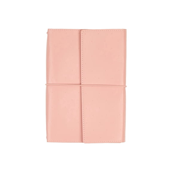 The Happy Planner Blush Duo Vegan Leather Undated Customizable Planning Folio Bundle | Refillable Planner Organizer with Notebook, Planner Inserts, Stickers & Accessories