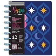 Happy Planner Chenille 12 Month Disc Bound Dated Planner-Star Signs Embriodery Classic; 26 - 26