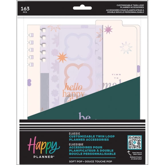 Happy Planner Classic Accessory Pack-Soft Pop