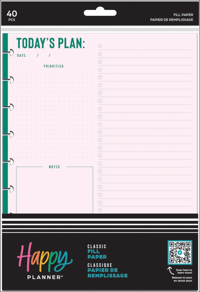 Happy Planner Classic Fill Paper-Vivid Brights