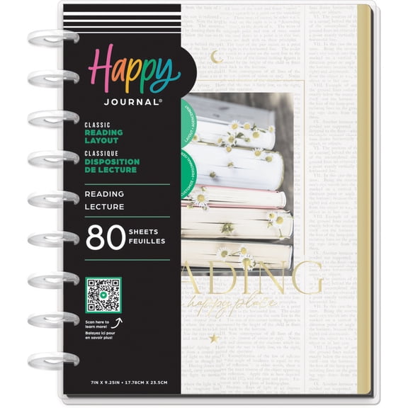 Happy Planner Disc Bound Guided Journal-Reading Classic