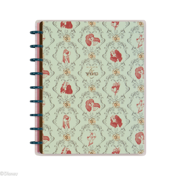 Happy Planner Disney Lady & The Tramp Dotted Lined Classic Notebook - 60 Sheets