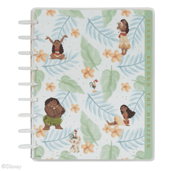 Happy Planner Disney Moana Classic Guided Wellness Journal - 80 Sheets
