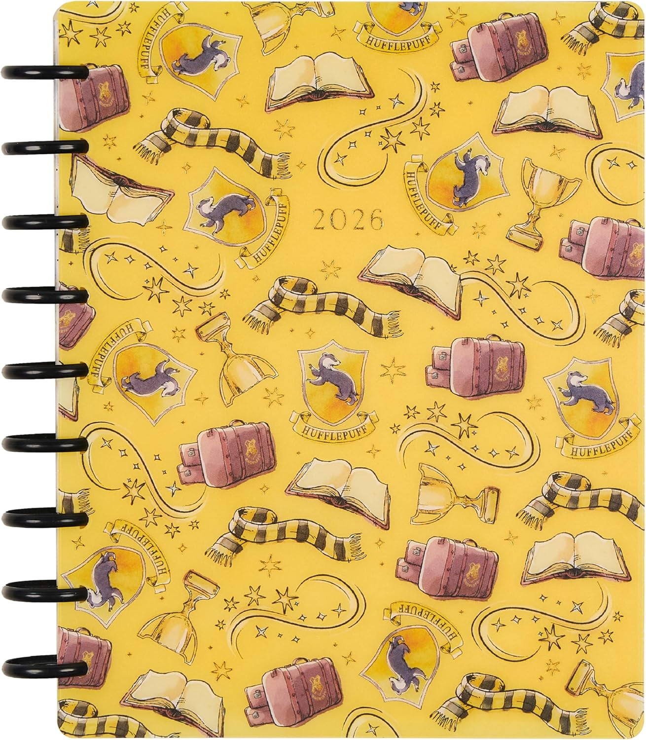 Happy Planner Harry Potter Hufflepuff Magic Jan - Dec 2026 12 Month Planner Classic Sized