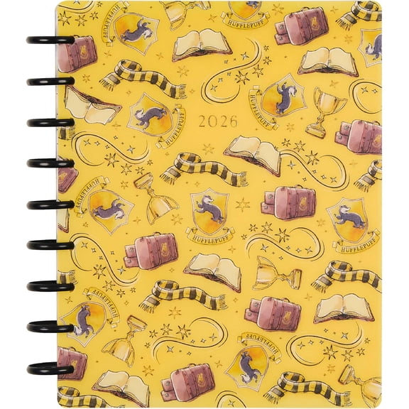 Happy Planner Harry Potter Hufflepuff Magic Jan - Dec 2026 12 Month Planner Classic Sized