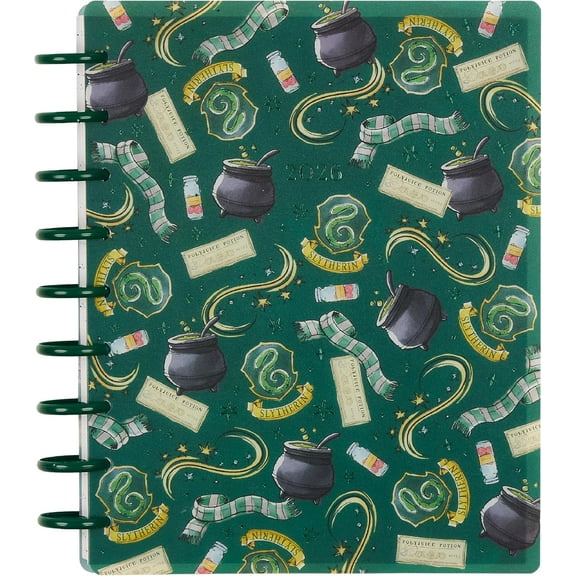 Happy Planner Harry Potter Slytherin Magic Jan-Dec 2026 12 Month Planner Classic Size