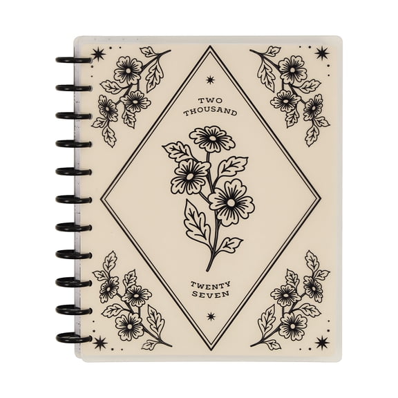 Happy Planner Ink & Ivy Big 2027 12-Month Disc-Bound Planner, Dashboard Layout, 8.5" x 11"