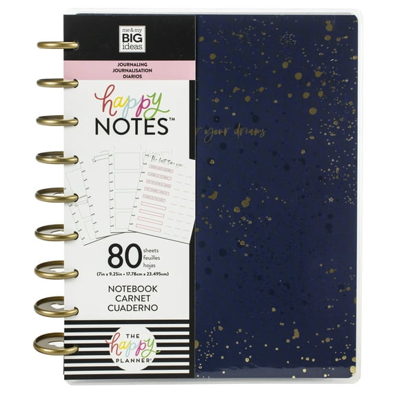 Happy Planner Medium Journaling Notebook W/80 Sheets-Go After Your Dreams