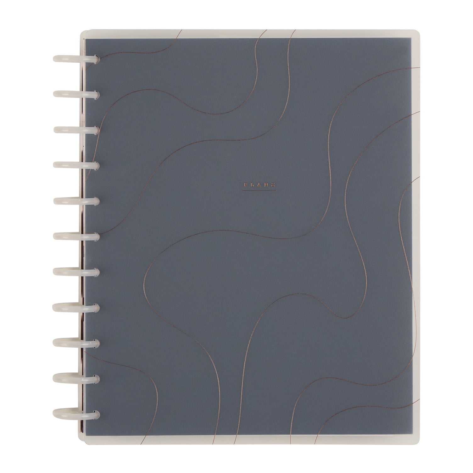 Happy Planner Monthly Weekly Big Planner (8.5 x 11) Onyx & Sand 12 Month July 2025-June 2026 Disc Bound Planner