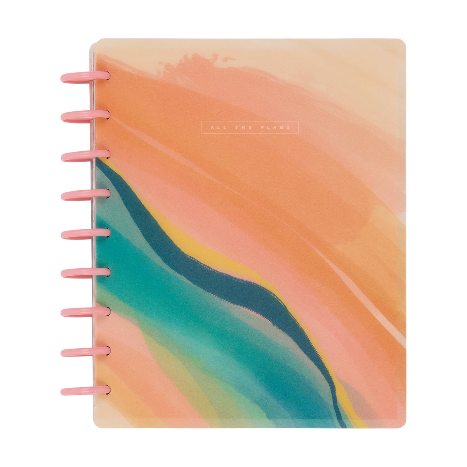 Happy Planner Monthly Weekly Classic Planner (7 x 9.25) Petal Poetry 12 Month July 2025-June 2026 Disc Bound Planner