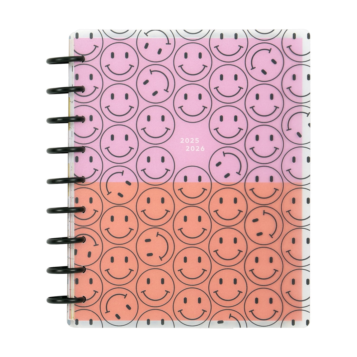 Happy Planner Monthly Weekly Classic Planner (7 x 9.25) Sunny Smiles 12 Month July 2025-June 2026 Disc Bound Planner