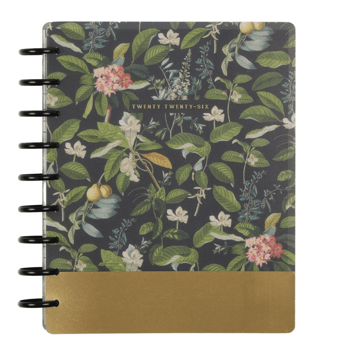 Happy Planner Monthly Weekly Classic PlannerJan- December 2026 Botanical Year, 2 Sticker Sheets Included, Disc Bound