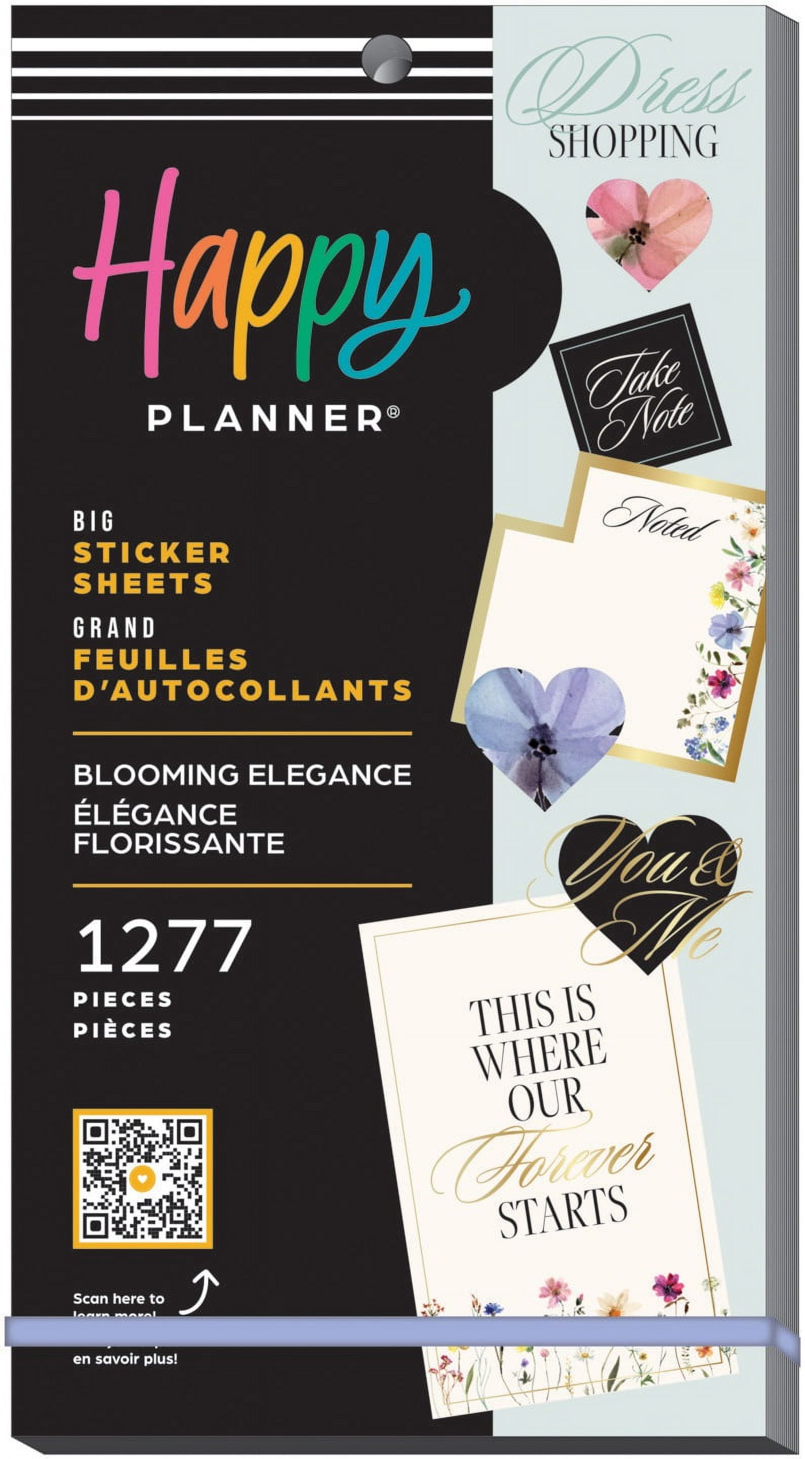 Happy Planner Sticker Value Pack 30/Sheets-Blooming Elegance