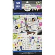Happy Planner Sticker Value Pack-Happy Illustrations, 521/Pkg