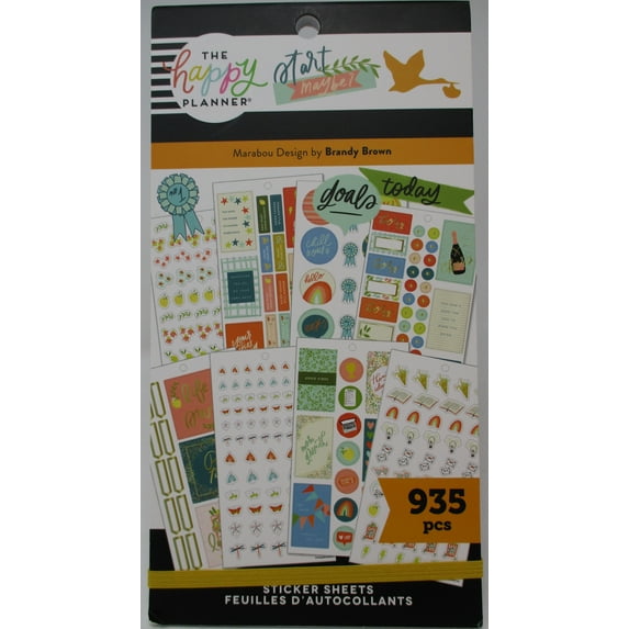 The Happy Planner Marabou Design by Brandy Brown (935 pcs)