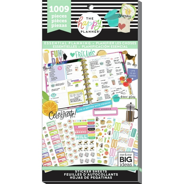 Happy Planner Sticker Value PackPlanner Essentials, 1009/Pkg