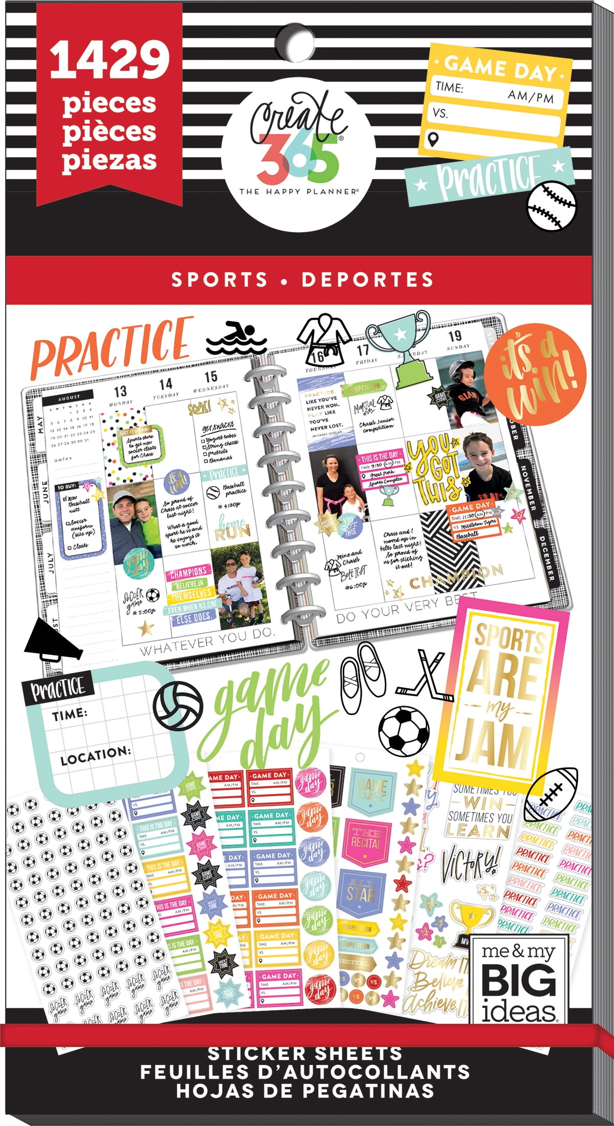 Happy Planner Sticker Value Pack-Sports, 1429/Pkg