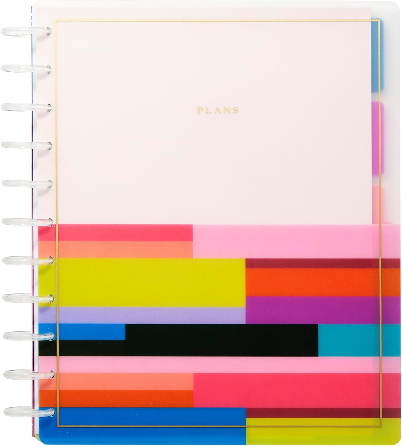 The Happy Planner Undated Plans + Notes Monthly Planner Notebook – Big ...