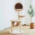 thumbnail image 1 of Happy & Polly Bird Nest Cat Tree, 1 of 10
