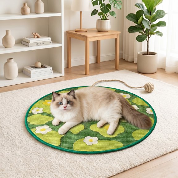Happy & Polly Blooming Meadow Sisal Cat Scratcher Pad