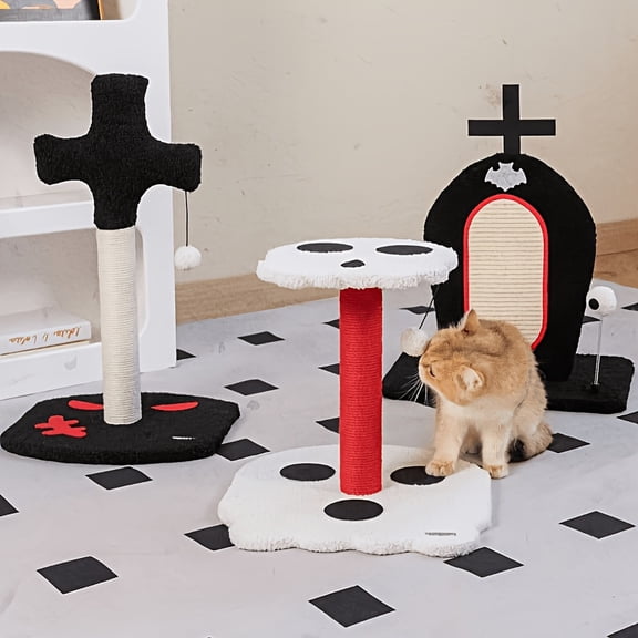 Happy & Polly Gothic Sisal Cat Scratching Post, Set of 3
