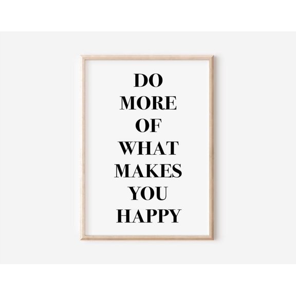 Happy Poster, Positive Vibes Print, Posters, Print, Saying Poster Home Decor #811, Unframed Poster Size 24x36