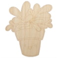 thumbnail image 1 of Happy Potted Plant Wood Shape Unfinished Piece Cutout Craft DIY Projects - 4.70 Inch Size - 1/8 Inch Thick, 1 of 7