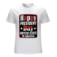thumbnail image 1 of Happy President Day United State of America Men's T-shirt, 1 of 5