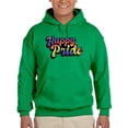 thumbnail image 1 of Happy Pride Bubblegum Banner Hoodie Men -Smartprints Designs, Male 3X-Large, 1 of 4