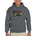 thumbnail image 1 of Happy Pride Bubblegum Banner Hoodie Men -Smartprints Designs, Male 4X-Large, 1 of 4