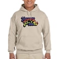thumbnail image 1 of Happy Pride Bubblegum Banner Hoodie Men -Smartprints Designs, Male Large, 1 of 4