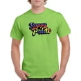 thumbnail image 1 of Happy Pride Bubblegum Text T-Shirt Men -Smartprints Designs, Male Small, 1 of 4