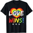 thumbnail image 1 of Happy Pride Month Rainbow Flag Design for Proud Ally T-Shirt, 1 of 4