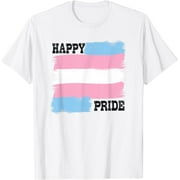 Happy Pride Rainbow LGBTQIA Community Proud Ally Transgender T-Shirt